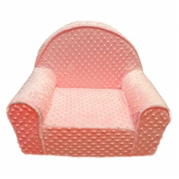 Fun Furnishings Pink Minky Dot My First Chair 60321